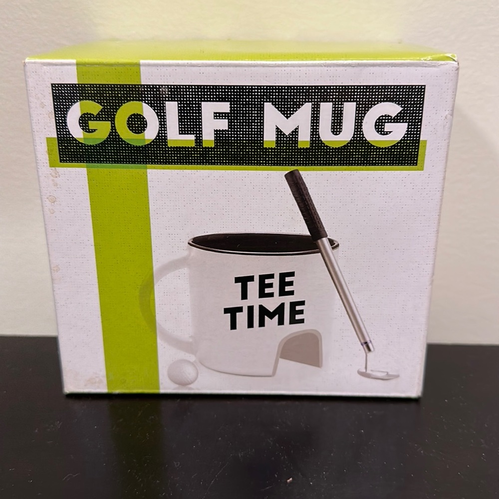 Golf Mug Tee Time Brand New in Box